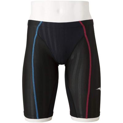 FX SONIC Racing Half FINA Size Black X Size L Men's Swimsuit, Spats, Approved, N2MB8030, 97 Rose,
