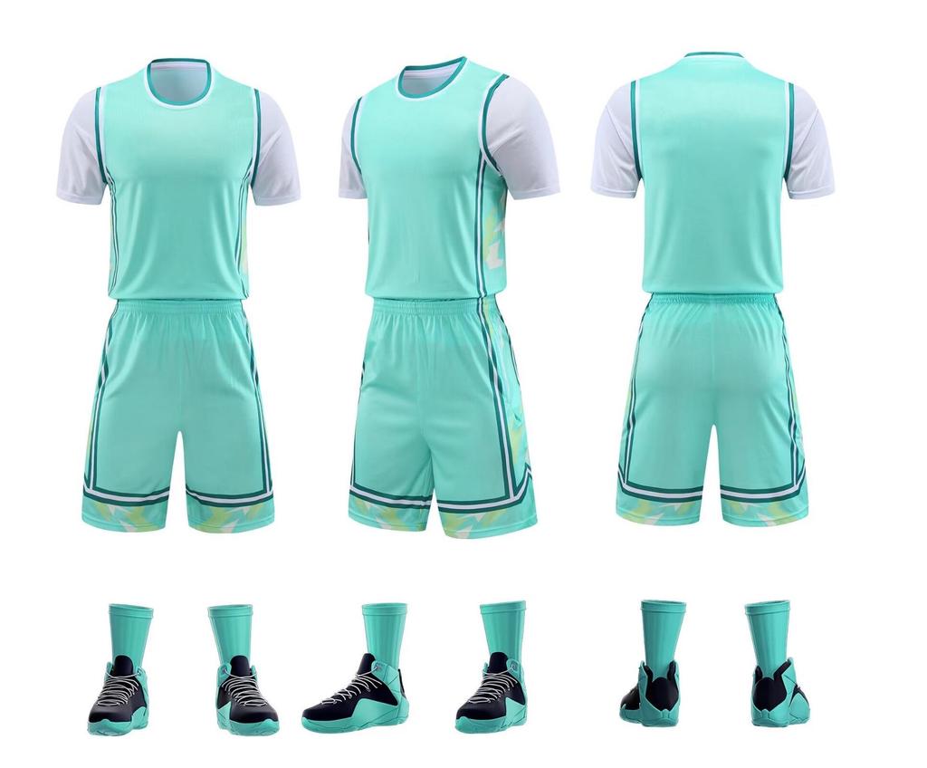 Basketball Uniform Set 281: Adult Unisex Two-Piece Look