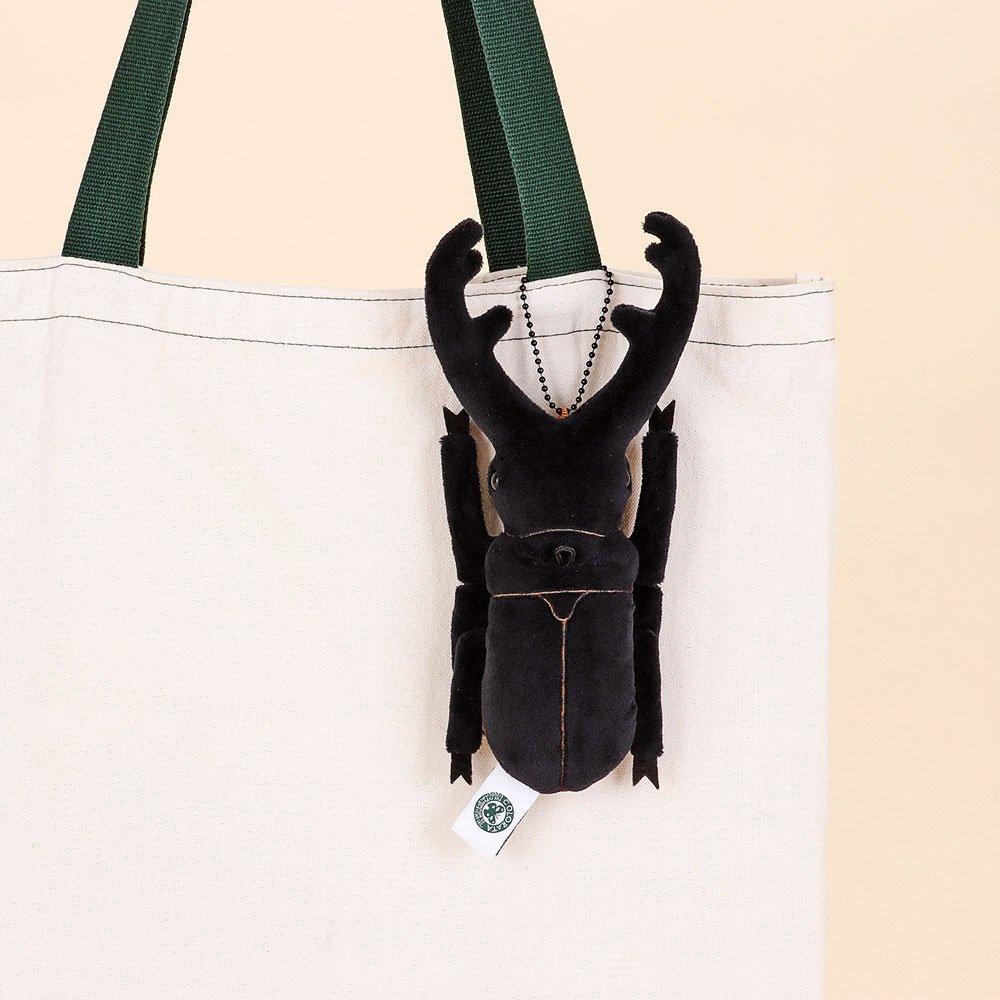 COLORATA Giraffe Stag Beetle Plush Mascot (Realistic Insect with Chain) Cute Stag Beetle Keychain Doll Gift (Twice Tested) Christmas Present