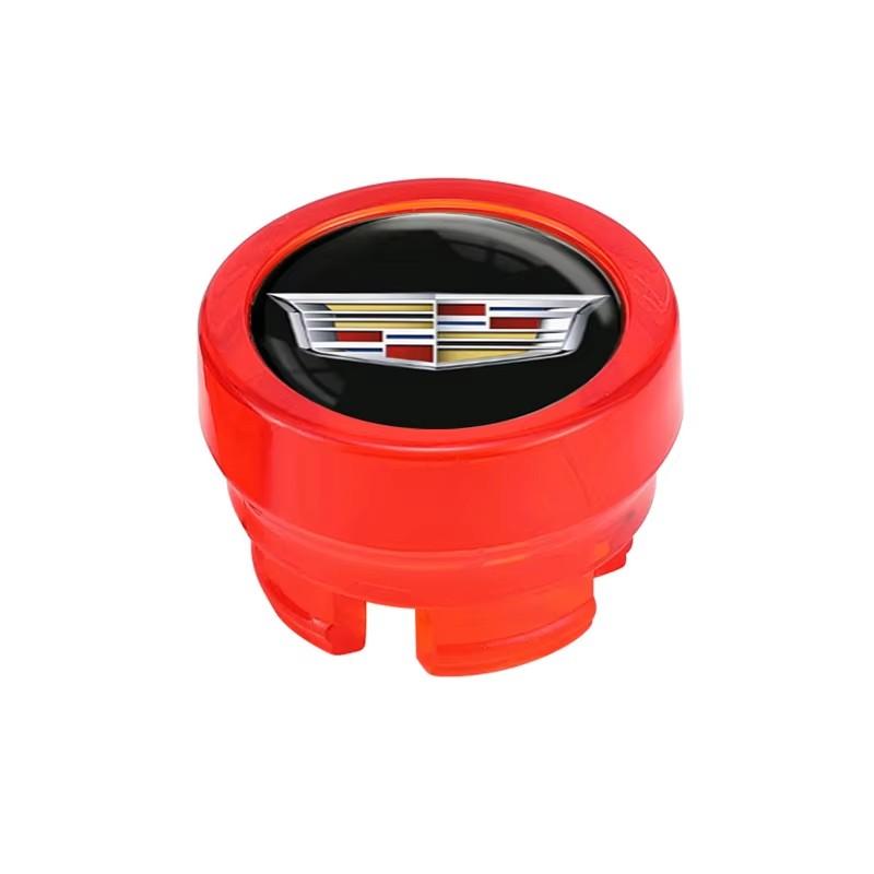 ABS Dust Proof Car Logo Cigarette Lighter Cover Protector Caps for Cadillac ATS BLS CT4 CT5 CTS ESCALADE SRX STS XT4 XT5 XT6 XTS