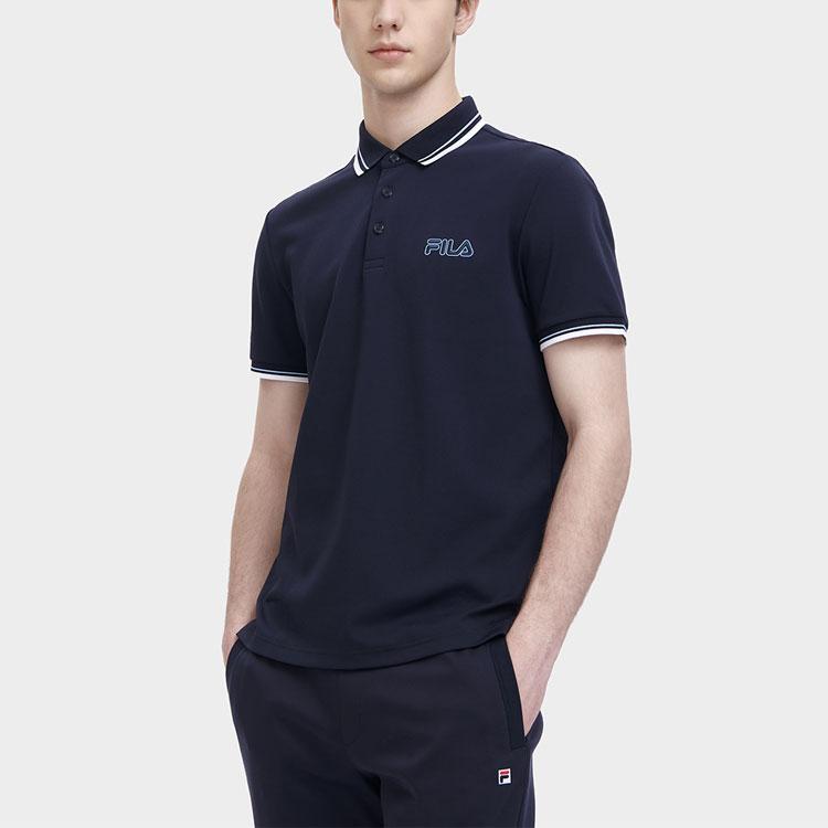 New FILA Polo Shirt Men's Legend Blue F11M328119FNV
