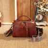 Trendy Fashion Versatile Commuter Messenger Bag Leather Niche Portable Pillow Bag