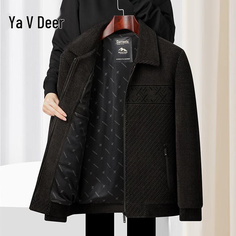 Yalu Men's Mid-Aged Padded Winter Jacket