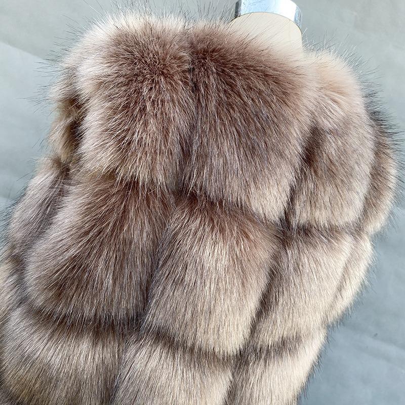 Fur Outer Vest New Autumn and Winter Clothing Women's Fashion Casual Imitation Fox Hair Light Luxury Thermal Vest