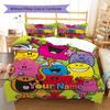 Herr. Herren Little Miss Individueller Namensmuster Bettwäsche, Steppbett Set Bettbezug Kissenbezug Zuhause Geburtstagsgeschenk(1 Bettbezug + 2 Kissenbezüge, ohne Füllung)