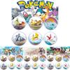 Charming Pokemon 6pcs Poke Ball Toy Doll Models For Unique Tabletop Decoration