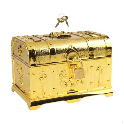 Cassa del Tesoro dei Pirati Scatola Avventurosa con Serratura e Chiave