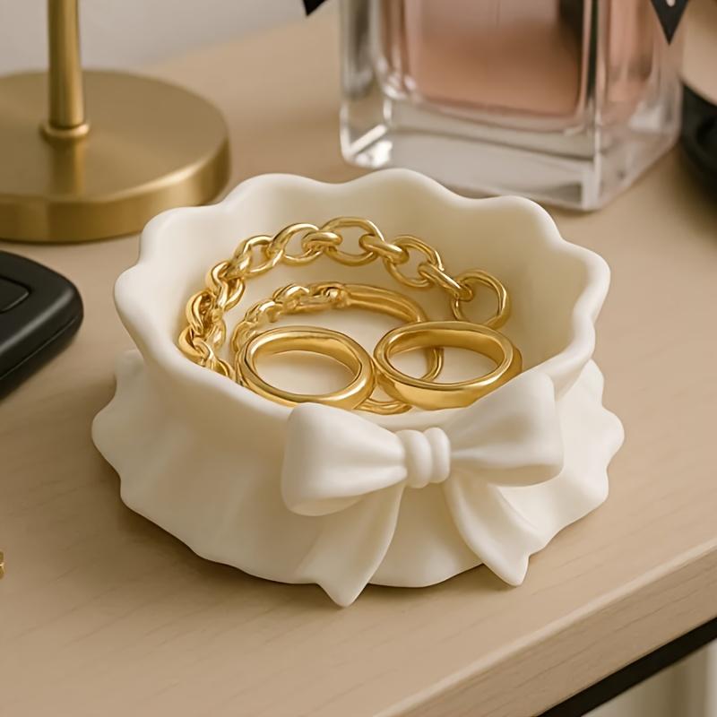Jewelry Plate Suitable for Home Organization, Desks, Office Tables, Car Decorations, And Birthdays, Jewelry Trays