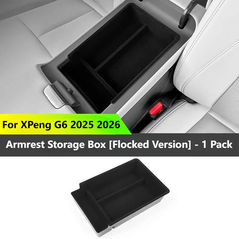 For Xpeng G6 Xiaopeng G6 2025 2026 Armrest Box Central Control Storage Box Interior Accessories