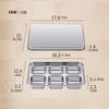 Ice Cube Mold Coffee Freezer Tray Cubes Stainless Steel Wear-Resistant Non-Stick Whiskey Making Sphere Steel Lid Box