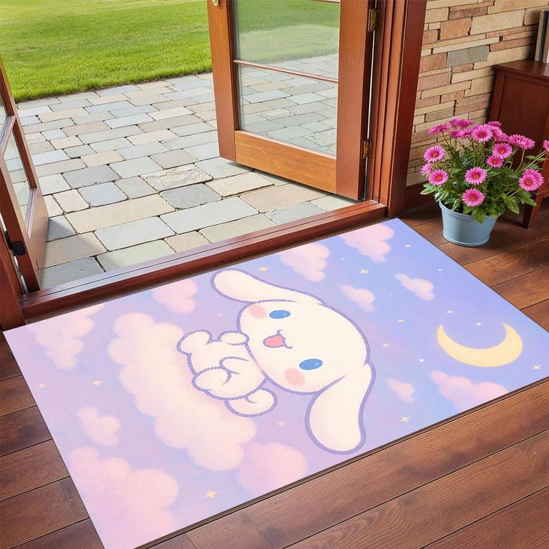 Crystal Velvet Rug Soft Non Slip Indoor Floor Mat Home DecorCinnamoroll
