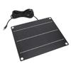 6W Solar Panel Charger Monocrystalline Solar Panel Kit for Phone Small Fans Outdoor Security Camera Type C Port