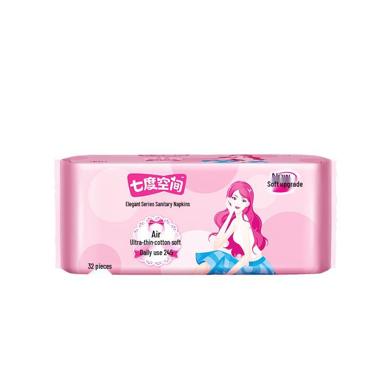 Seven Degree Space Cotton Soft Ultra-thin Daily Sanitary Pads