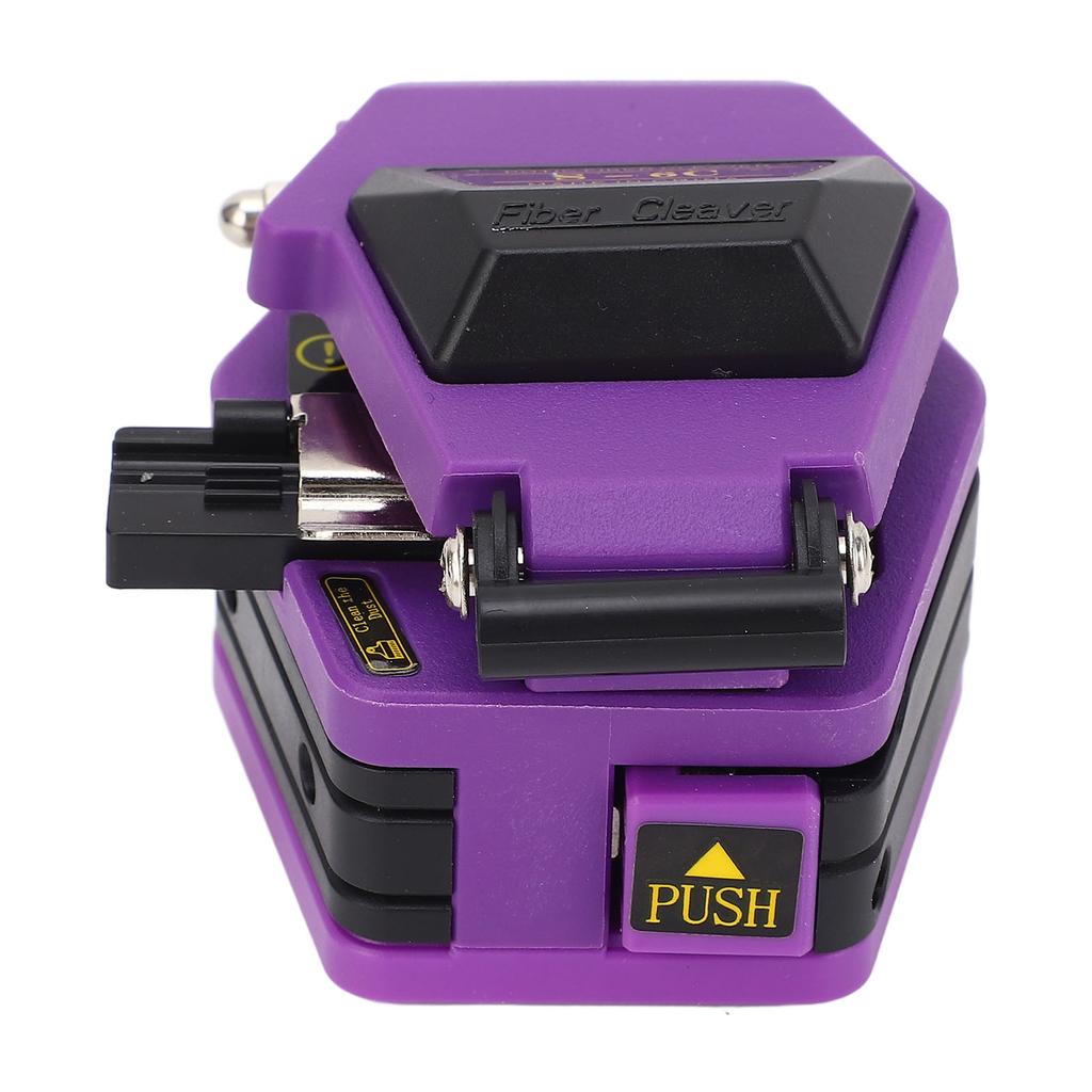 Fiber Optic Cleaver High Accuracy Optical Cable Cutter Tool 16 Cutting Points 48000 Times Hot Melt C