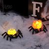 Spooky Home Decor for Halloween Spider Tea Light Candle, Battery Operated Flameless Flickering LED Fake Decorative Candles Fireplace Eyeball