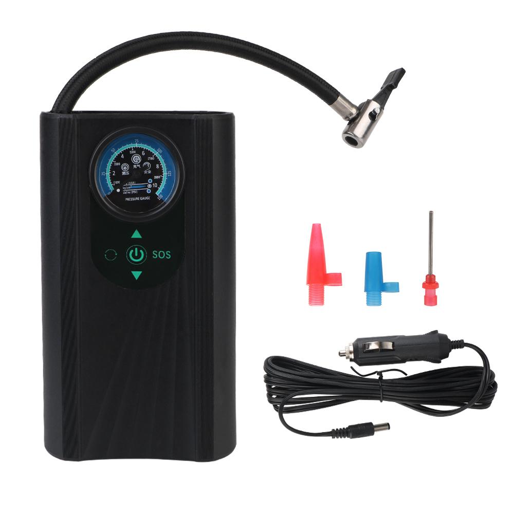 Quick Inflating 12V High Precision Motorcycle Tyre Inflator Handheld Air Pump for Motorbike Auto Bicycle Electric Air Compressor