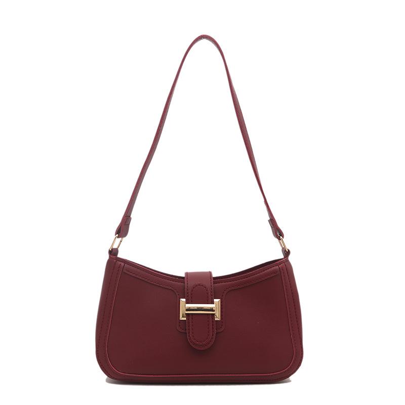 2025 Schicke Retro Damen Baguette Tasche: Elegante, strukturierte, vielseitige Umhänge- & Schultertasche