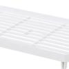 Kitchen Stacking Shelf Plastic and Metal Multifunctional Stackable Kitchen Counter Shelf Organizer