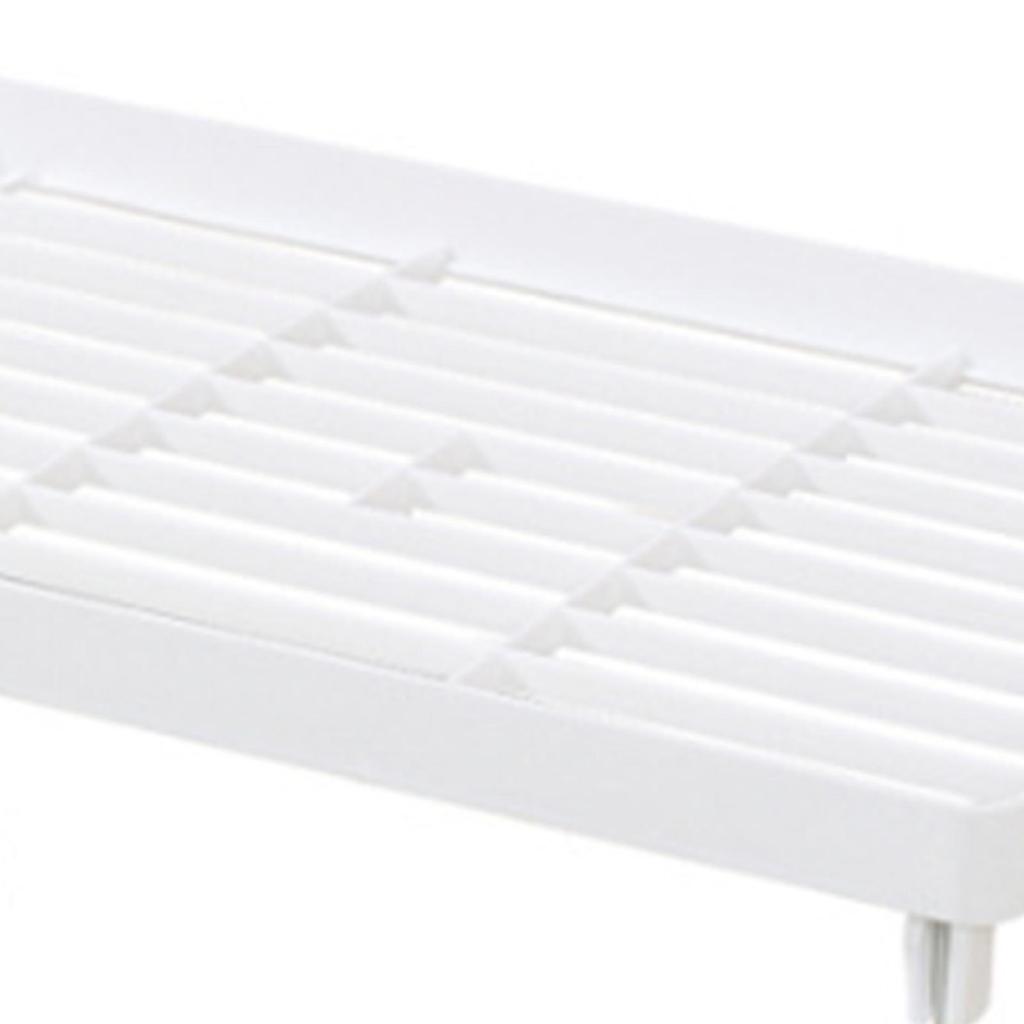 Kitchen Stacking Shelf Plastic and Metal Multifunctional Stackable Kitchen Counter Shelf Organizer