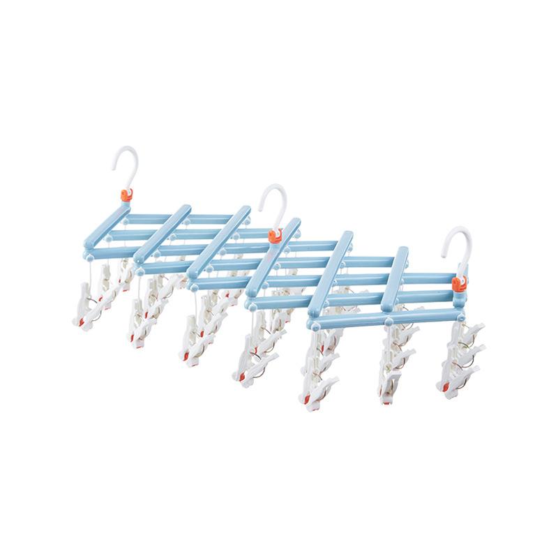 Plastic Sock Drying Rack Multi-Purpose Laundry Clamp Clothesline Holder Home Organization Bedroom Storage Rack for Socks