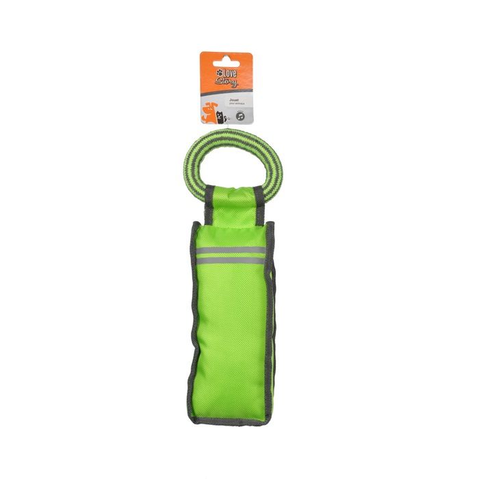 Jouet fitness pour chien - Oxford - Sonore - Polyester - Vert - 32x9x4cm