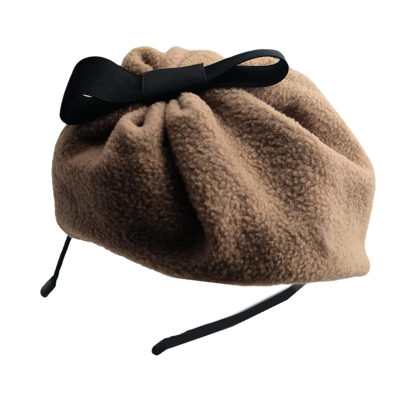 

Элегантная шляпа-чародейка, повязка на голову с бантом, аксессуары для волос ручной работы для женщин, повязка на голову, головной убор в стиле 1920-х годов хаки