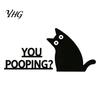 Curious Peeping Cat Nosy Black Door Topper Decor, Halloween Corner Acrylic Frame Ornament Top Figurine for Bathroom Bedroom Home Gift Lovers