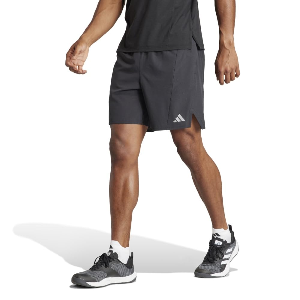 Adidas Shorts IHP78 Black featuring and cooling technology for training and HIIT HEAT.RDY Men's (IS3732) J/S7, quick-drying workouts.
