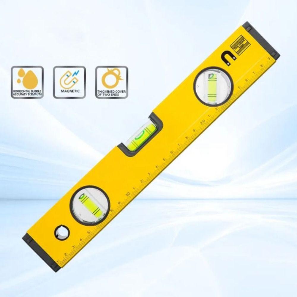 Aluminum Zinc Zinc Alloy Spirit Level Magnetic Leveling Tool Horizontal Level Ruler  Professional Use