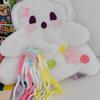Korean Style Plush Ghost Backpack Large Capacity School Bag Doll Stuffed Plush Bag  Kindergarten