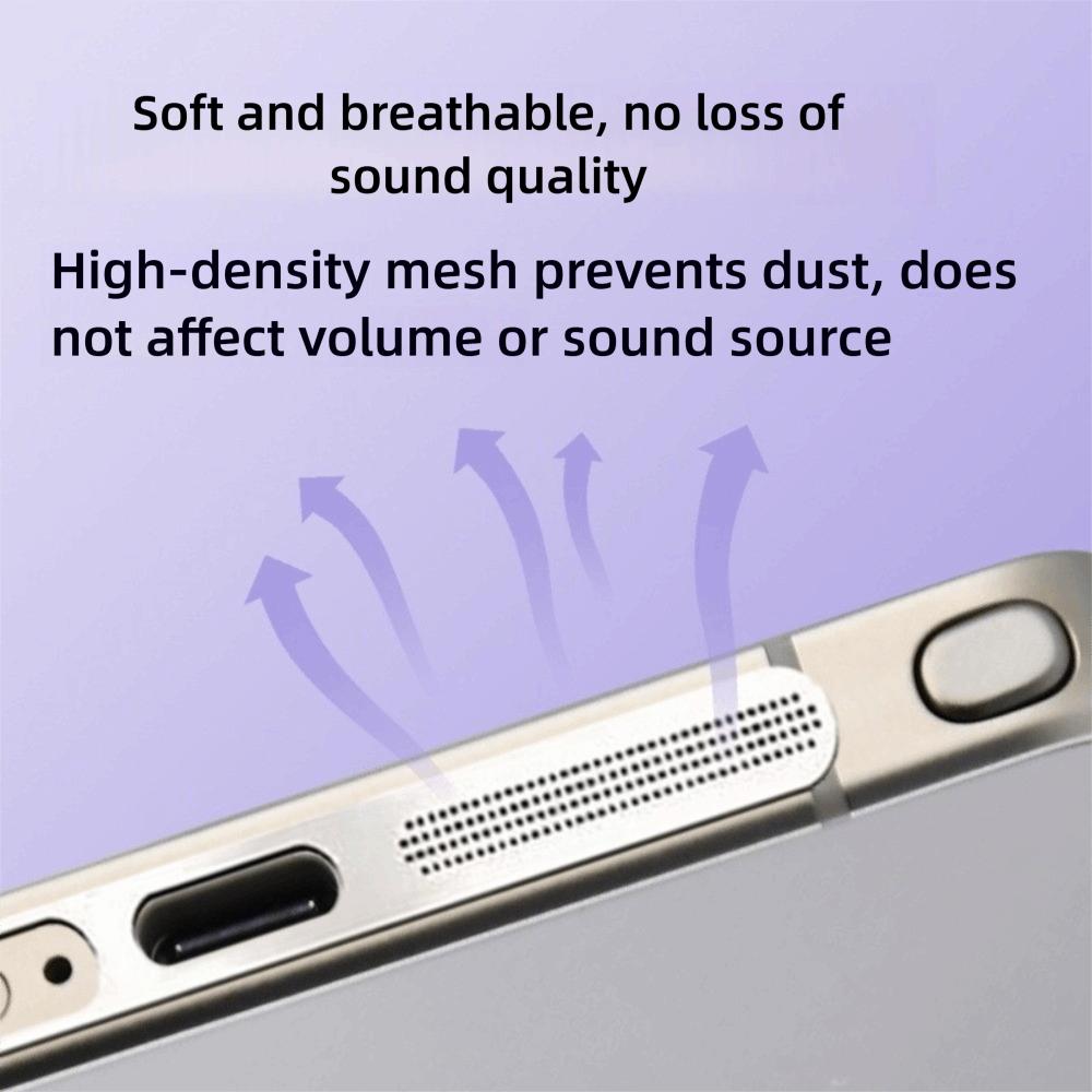 Metal Material Metal Dustproof Net Charging Port Protection for Samsung Galaxy S25/S25+/S25 Ultra/S24/S24+/S24 Ultra/S23 Ultra