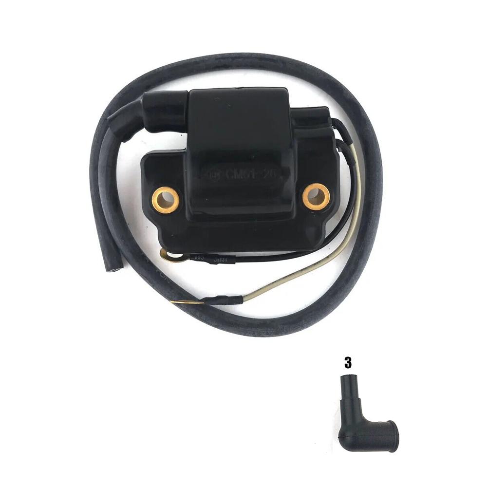 Ignition Coil 697-85570-00 For Yamaha Outboard Engine CV 48HP 55HP 90HP 2 Stroke 697-85570-10