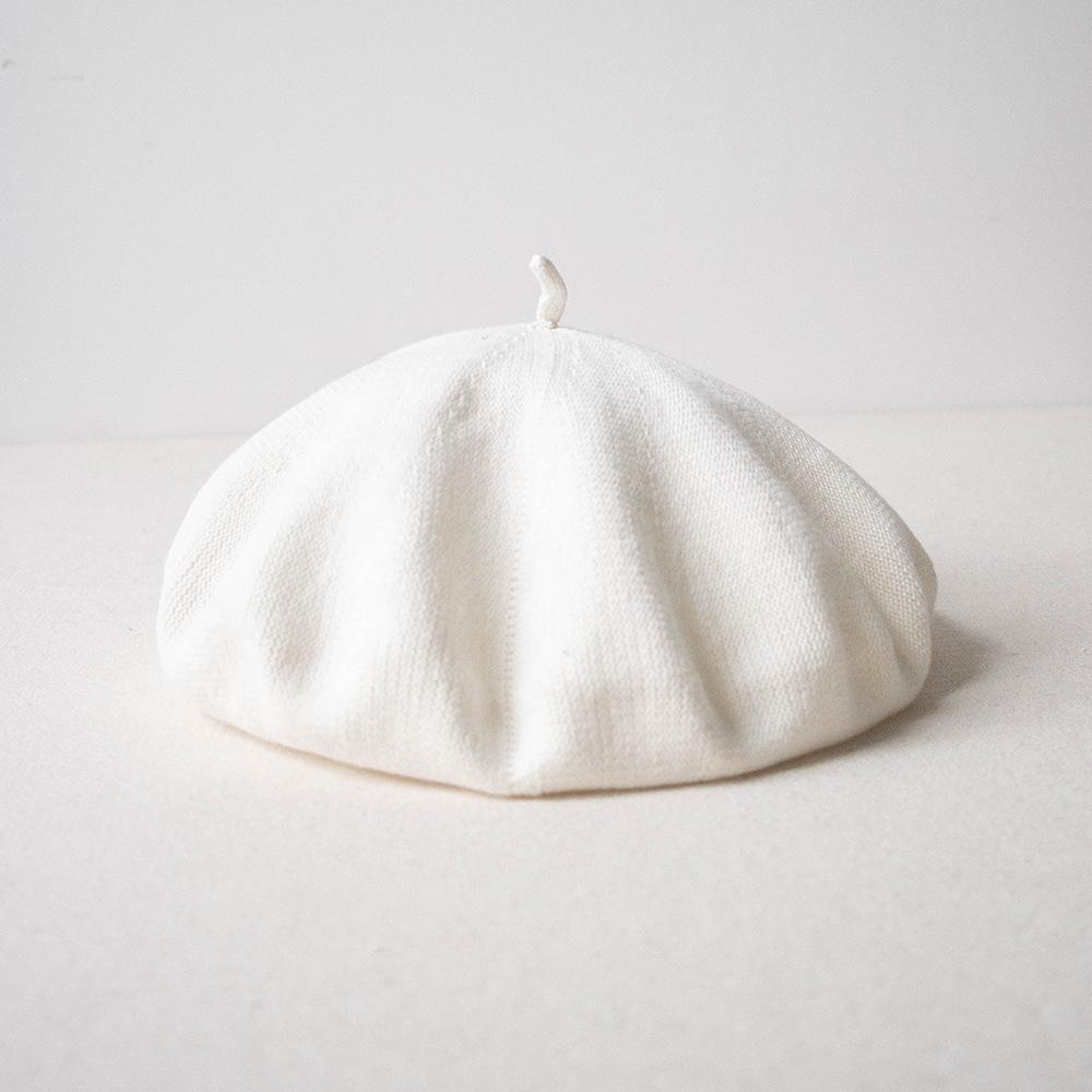 

Летний хлопковый вязаный ретро берет художника - Модный, Простой, в корейском стиле и Дышащий. L (58-60cm)