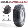 PaoWin Two 4.10-4 Tires, 4.103.50-4 Tires, Suitable for 4.10-43.50-4 Hand TrucksPush CartsCarts, P-039