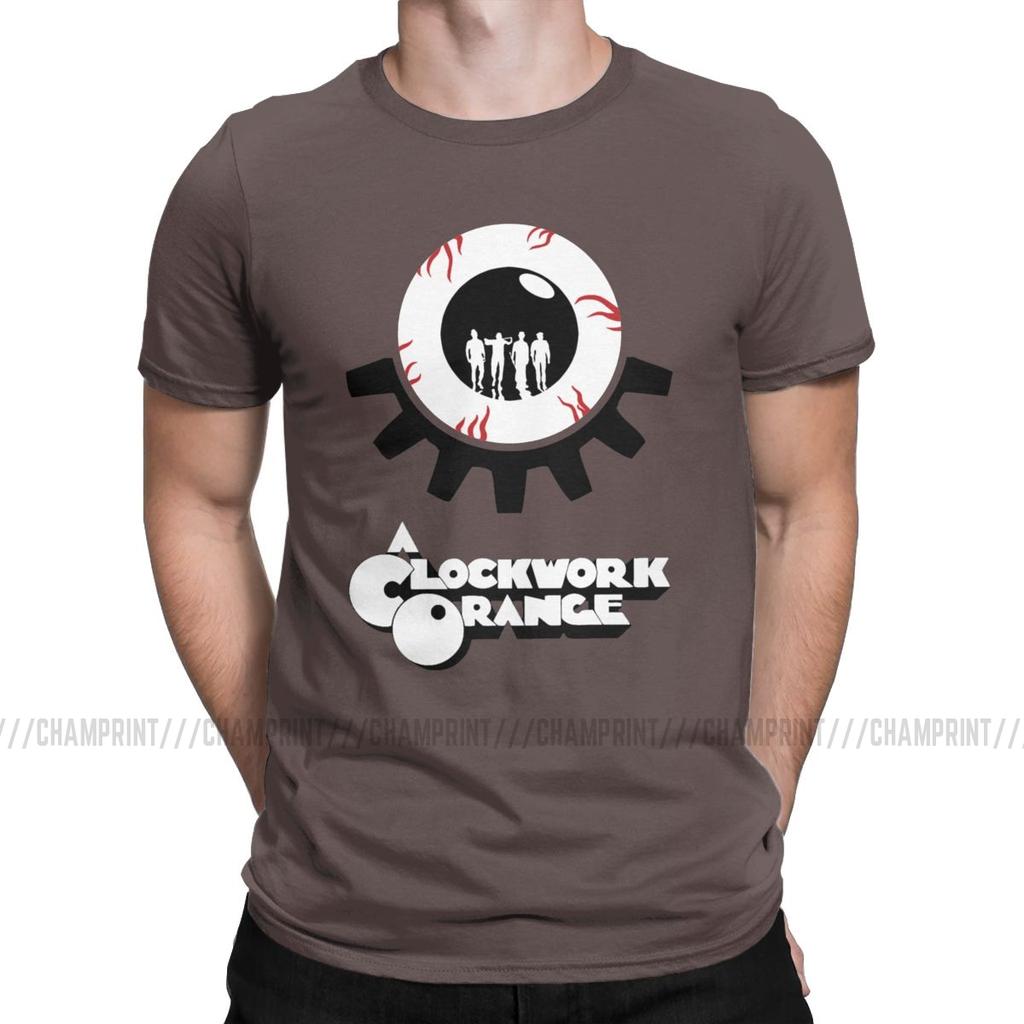 Vintage A Clockwork Orange T Shirt For Men O Neck 100 Cotton T Shirt Kubrick