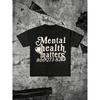 (Baumwoll t-shirt) MENTALE GESUNDHEIT IST WICHTIG Bedrucktes Kurzarm-T-Shirt. Herren Sommer