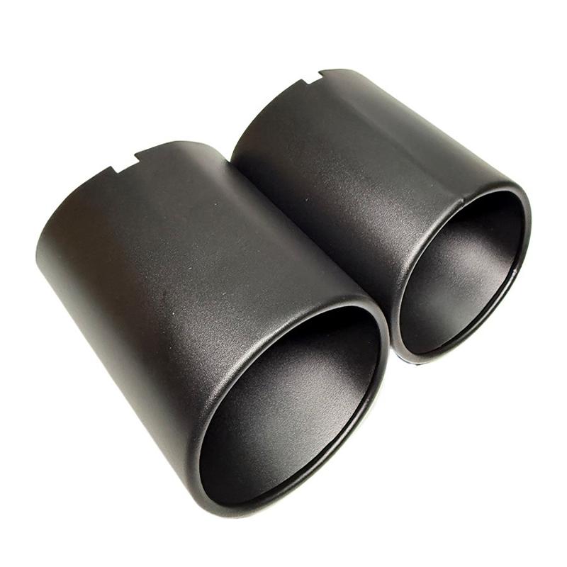 1Pcs Muffler Tip For Toyota RAV4 XA50 2019-2023 Matte Black Exhaust Tip Stainless Steel Muffler Tail Pipe Nozzle Car Accessories