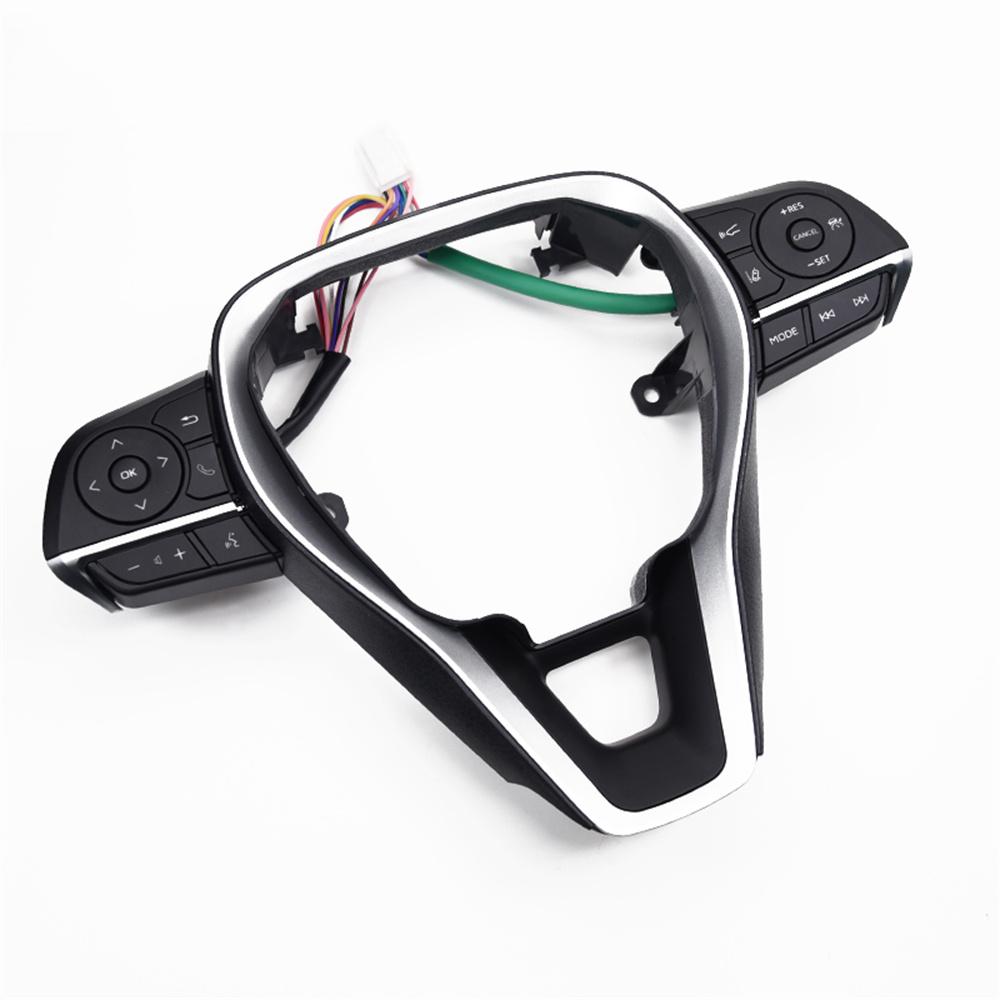 Multifunction Steering Wheel Cruise Control Button Switch With Frame Fit for Toyota Corolla Levin 2019-2022