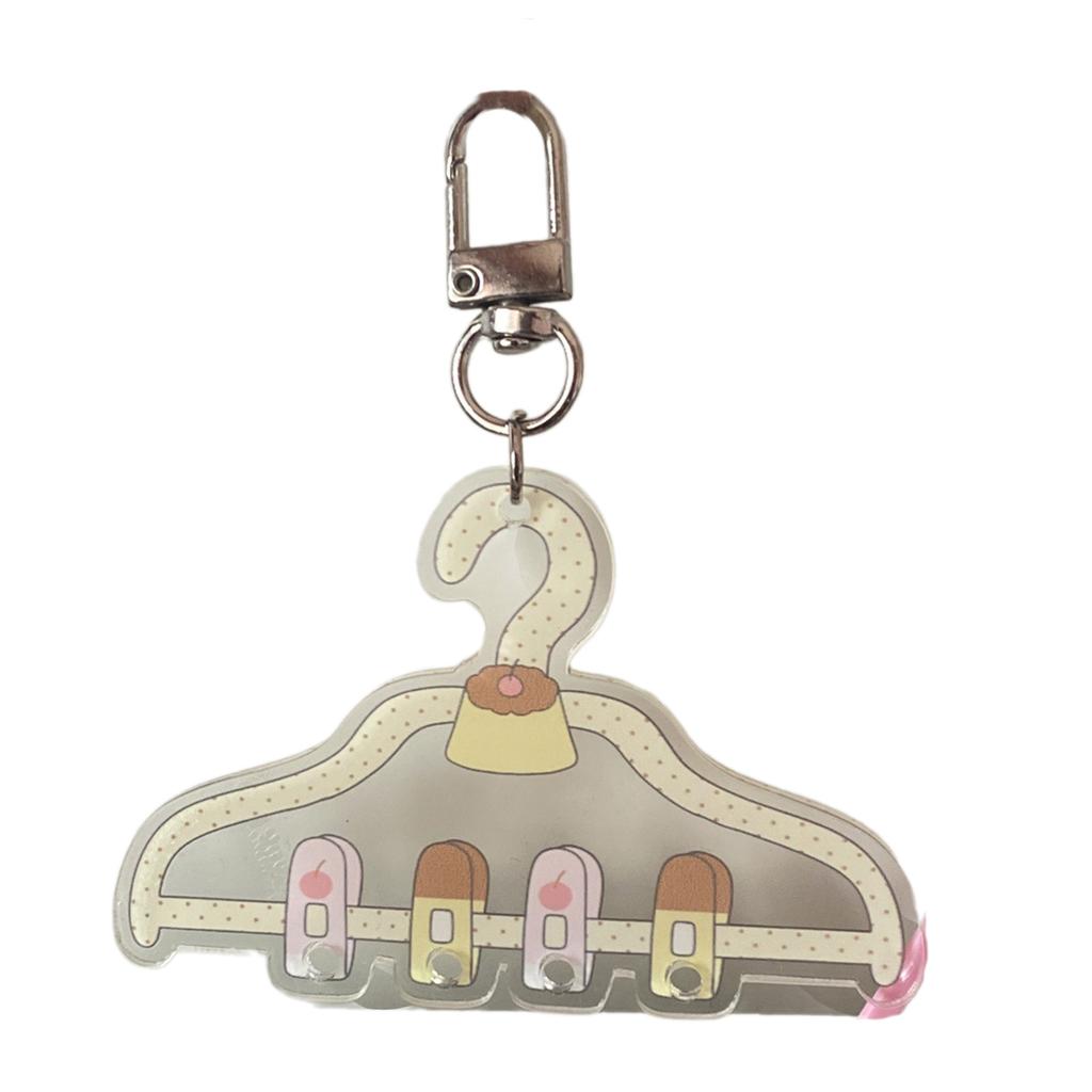 Fischkuchen Stern Schlüsselanhänger Schönes Stabiles Acryl Hängendes Ornament Praktisch für Taschen Schlüssel Rucksäcke und Besondere Geschenke