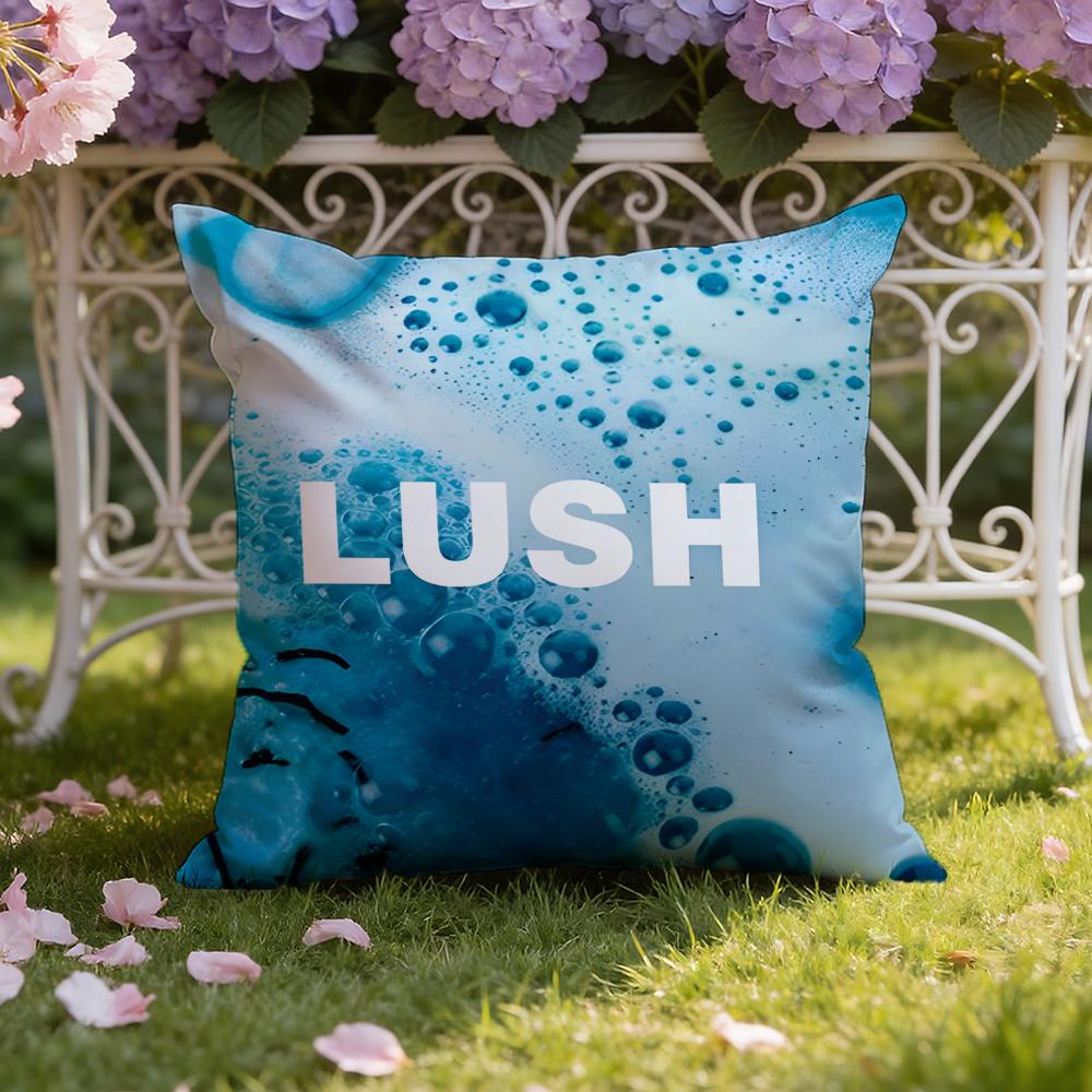 L-LushS Cushion Cover Home & Car Dual-Scene Pillow Cover: Reversible for Premium Comfort