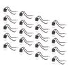 20 PCS HOME CAR HANGING AIR FRESHENER PERFUME FRAGRANCE DIFFUSER GLASS BOTTLE Empty Perfume Bottle For  Auto RV Truck