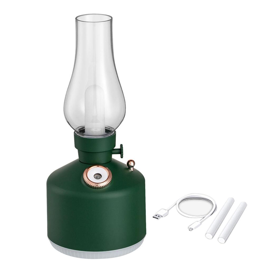 Vintage Light Humidifier Quiet USB Charging Dimmable Small   Diffuser Humidifier Desk Lamp for Bedroom   Living Room