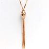 Purple Gold Color Gold Temperament Snake Bone Fringed Necklace Flash Female Plated Rose Gold Collarbone Chain