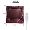 Winter Warm USB Electric Heating Pad Car Office Chair Pads Household Cushion Home Yoga Heated Seat