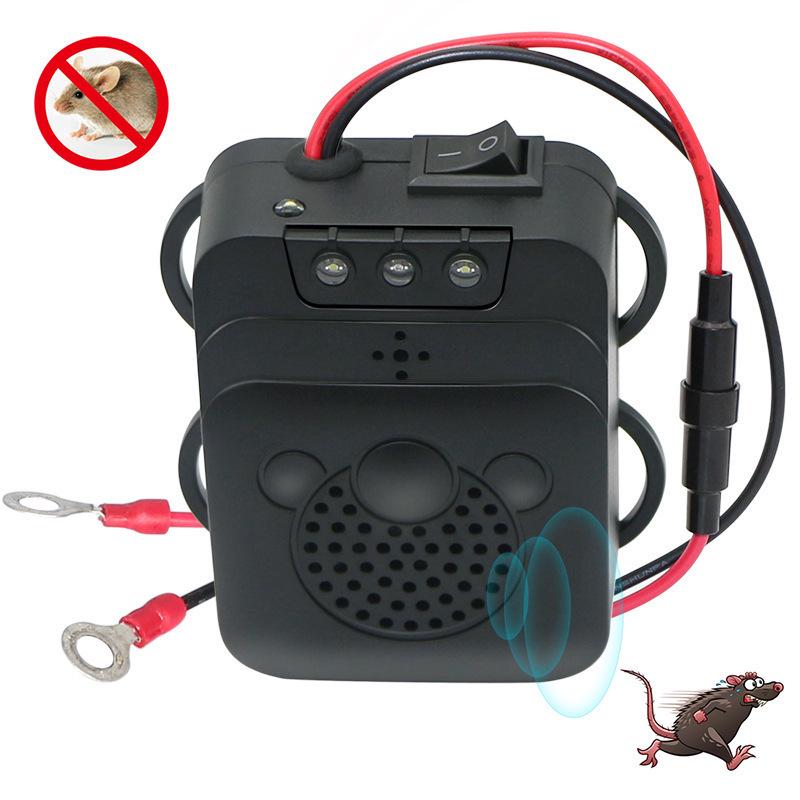 Ultrasonic Car Rodent Repellent - Auto-Activates When Parked, Protects Circuits