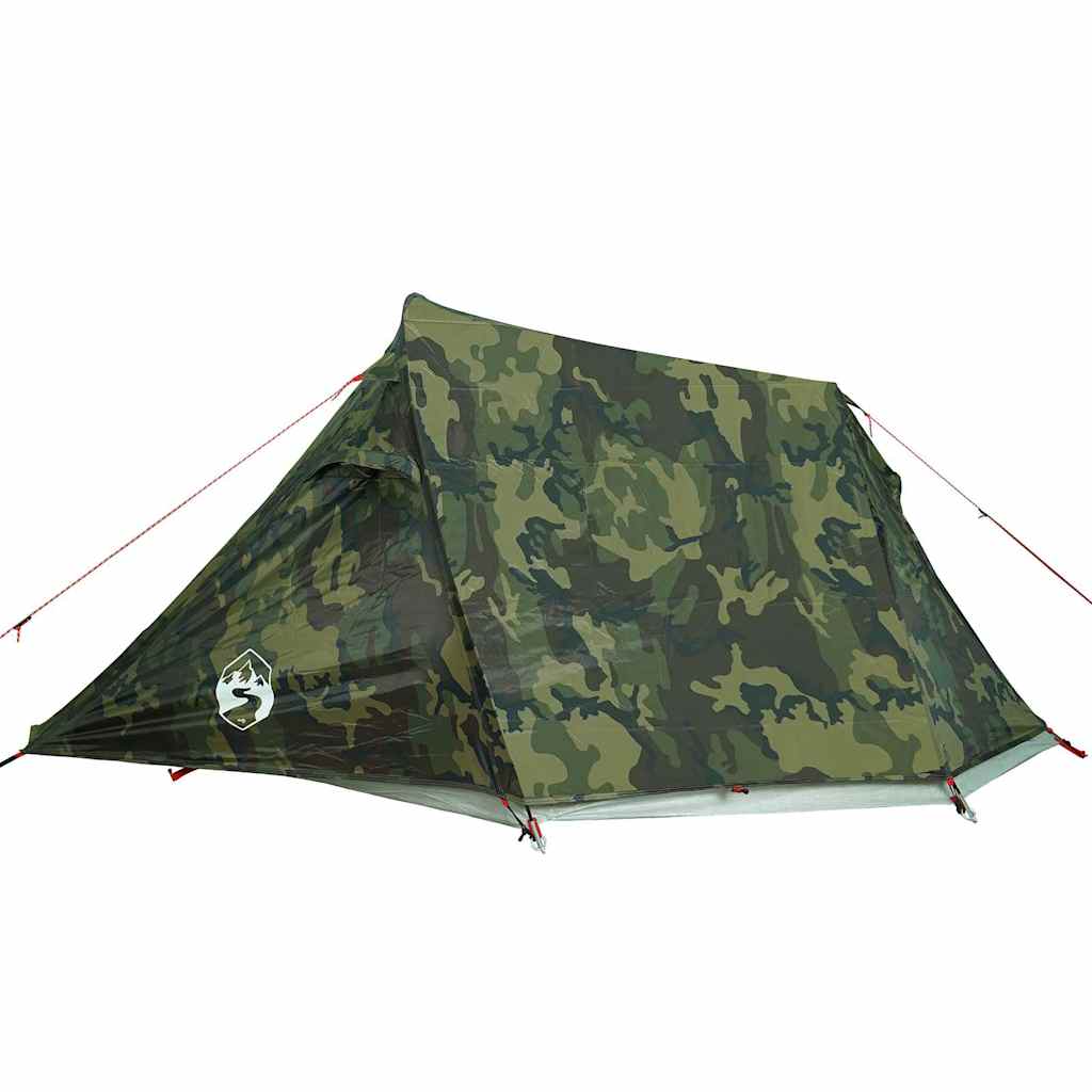 Vidaxl Tourist Tent, 2-Person, Camouflage, Waterproof