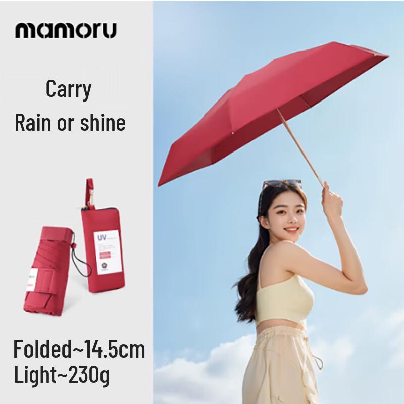 

MAMORU UPF50+ Ultra-Light Pocket 6-Fold Portable Umbrella