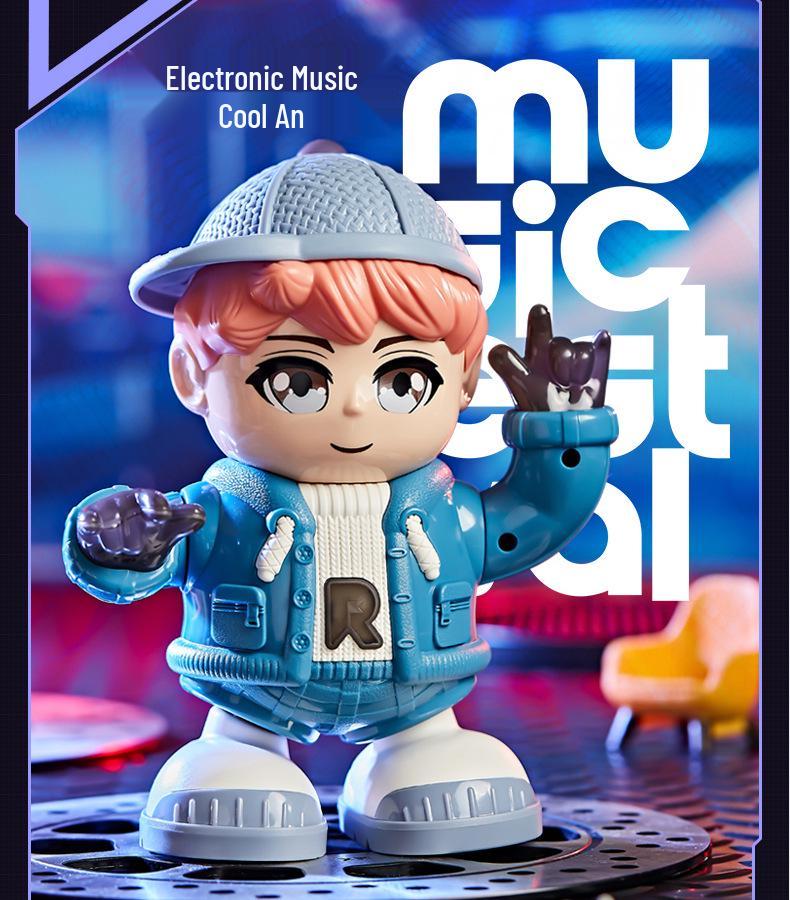 Wobble Dancing Singing Robot Toy with Lights & Music - Electric Gift for Kids