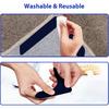 16 Pcs Rug Tape, Dual Sided Washable Removable Prevent Curling Rug Corner Holder, Keep Rug In Place Non Slip Adhesive Rug Stopper for Hardwood Floors