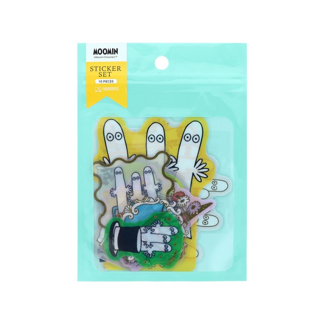 

Sunstar Stationery Moomin Sticker Assortment 2025 Summer Hattifatteners Mint Green S8813434
